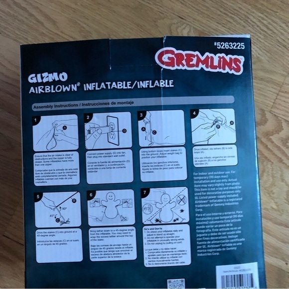 Gremlins Gizmo 3.5 ft Inflatable Blow Up Halloween NEW - Picture 5 of 5
